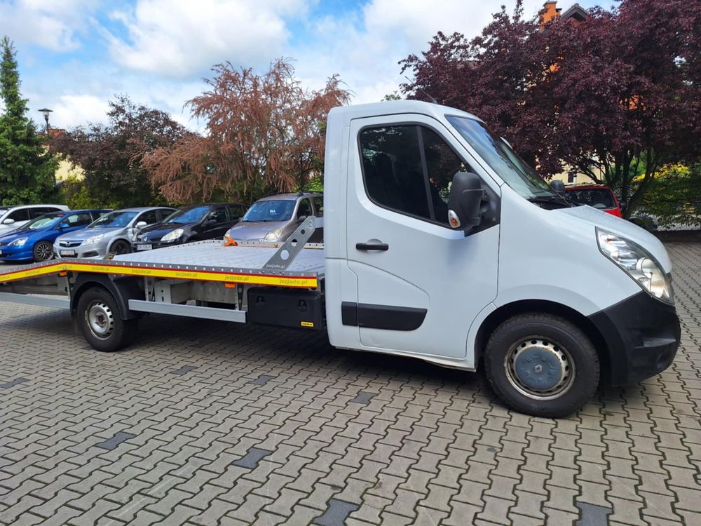 WYPOŻYCZALNIA Renault Master Autolaweta Laweta wynajem. EKONOMICZNA