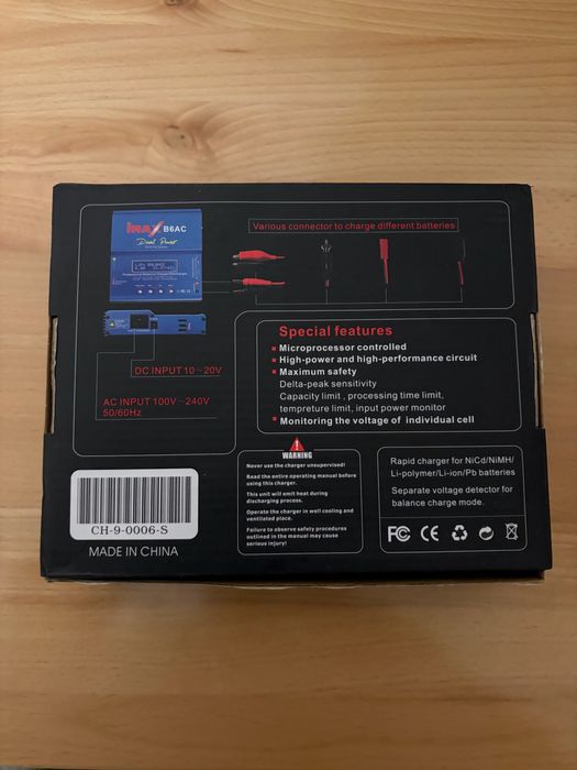Carregador de baterias de lítio. Imax B6AC 80W