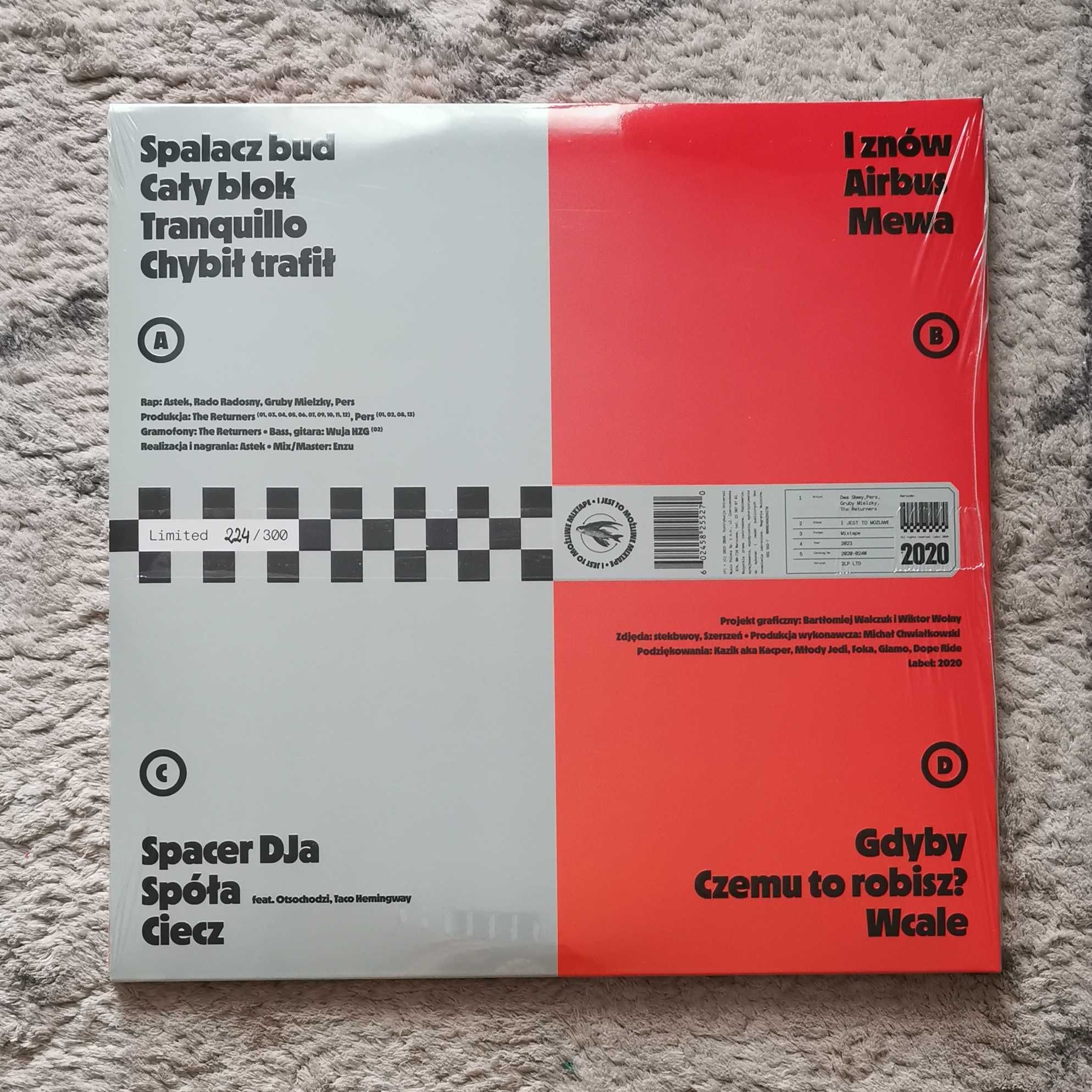 Gruby Mielzky, Dwa Sławy, Pers - I Jest To Możliwe Mixtape, 2LP, Folia