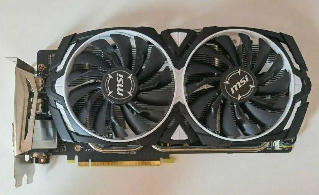 Видеокарты MSI NVIDIA GTX ARMOR 1060  6Gb