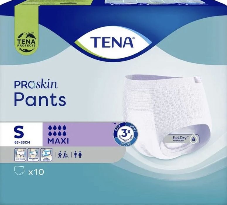 majtki chłonne 80 szt TENA Pants ProSkin Maxi w rozmiarze S pieluchy