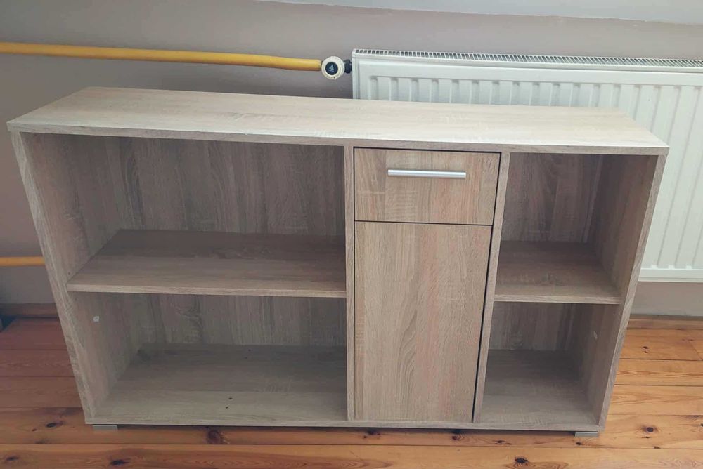 Zestaw Biurko modułowe 120x60cm z szafką 120x30cm