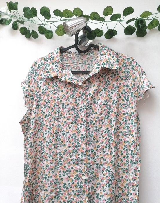 Vestido Maxi com mini flores