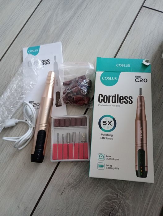 Bezprzewodowa  frezarka do paznokci