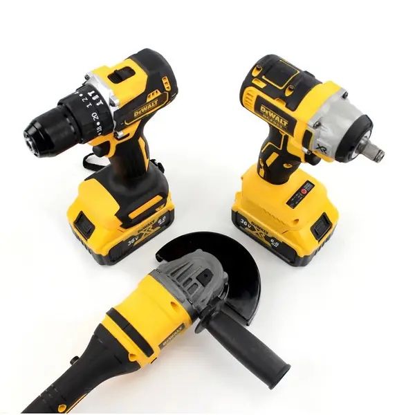 Набір 3в1 АКБ DeWalt 48V(Шурупокрут DCD996+КШМ DCG409+Гайковерт DCF922