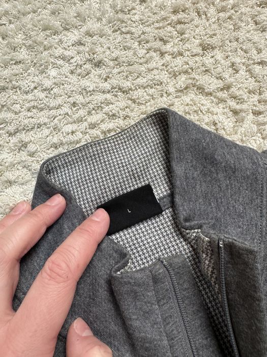 Трендовий чоловічий темно-сірий джемпер на блискавці hugo boss