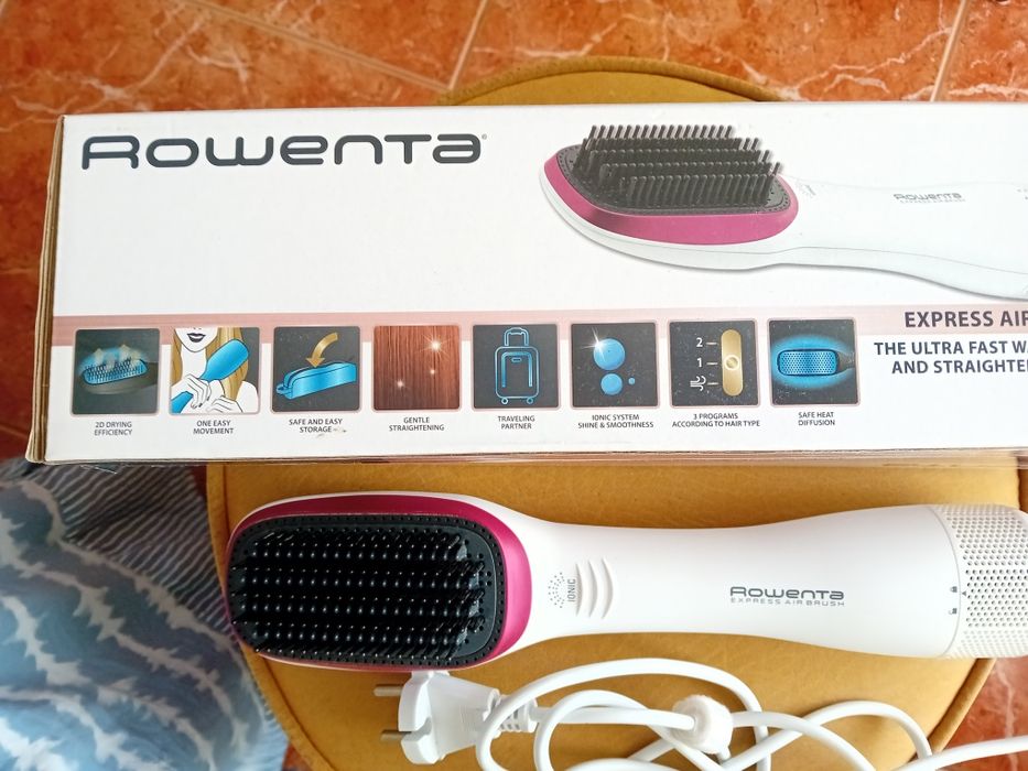 Escova rowenta escova alisadora