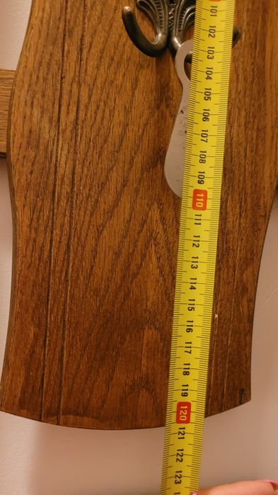 Wieszak na ubrania dębowy