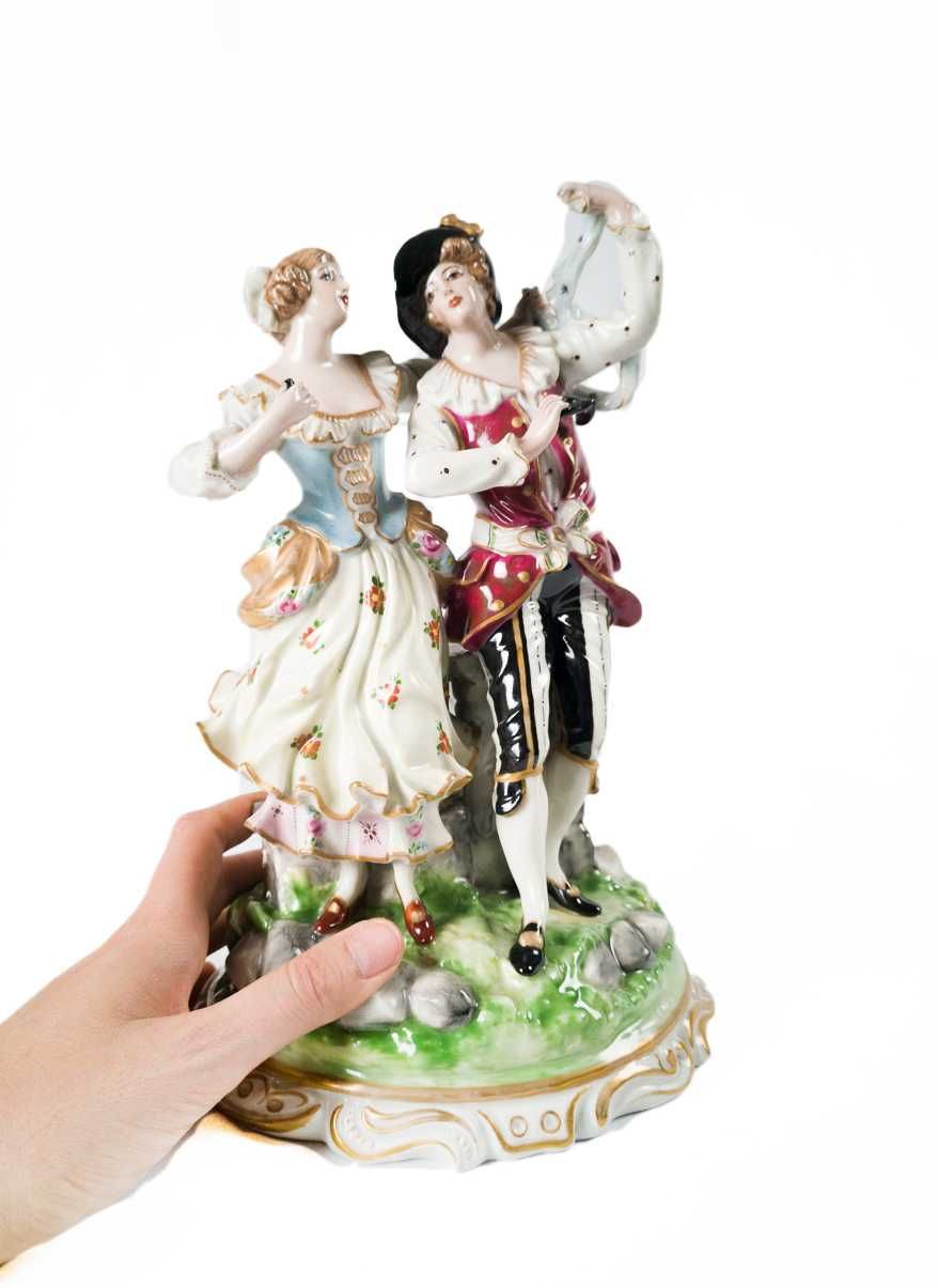 Estátua porcelana dança Capodimonte | século XVIII