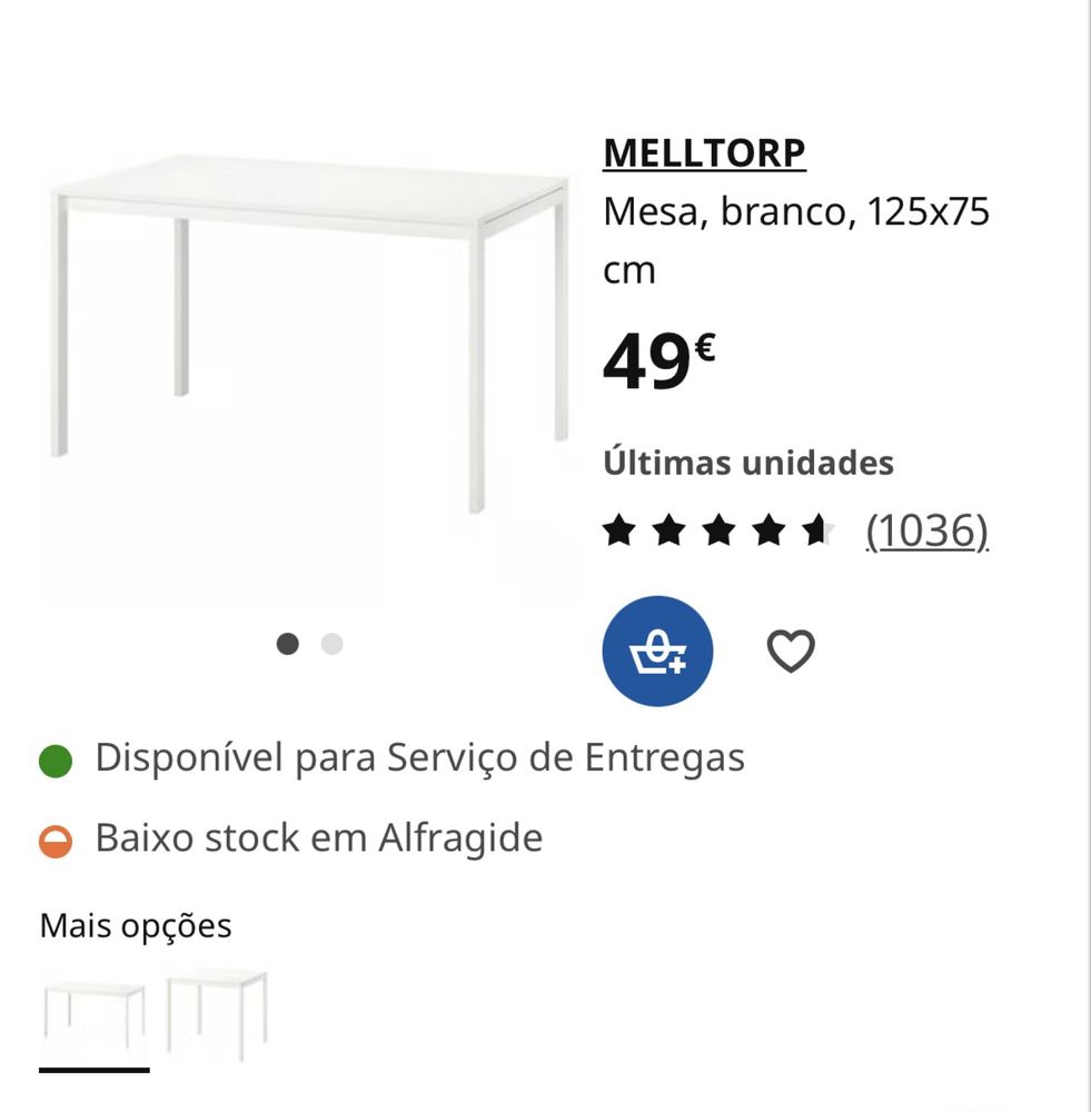 Mesa Melltorp IKEA
