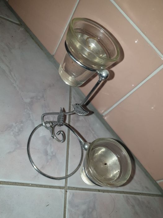 Świecznik metalowy