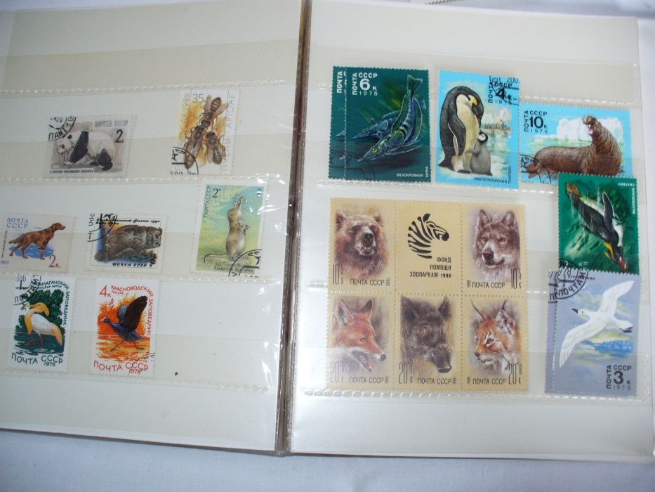 Znaczki radzieckie tematyczne-zwierzęta