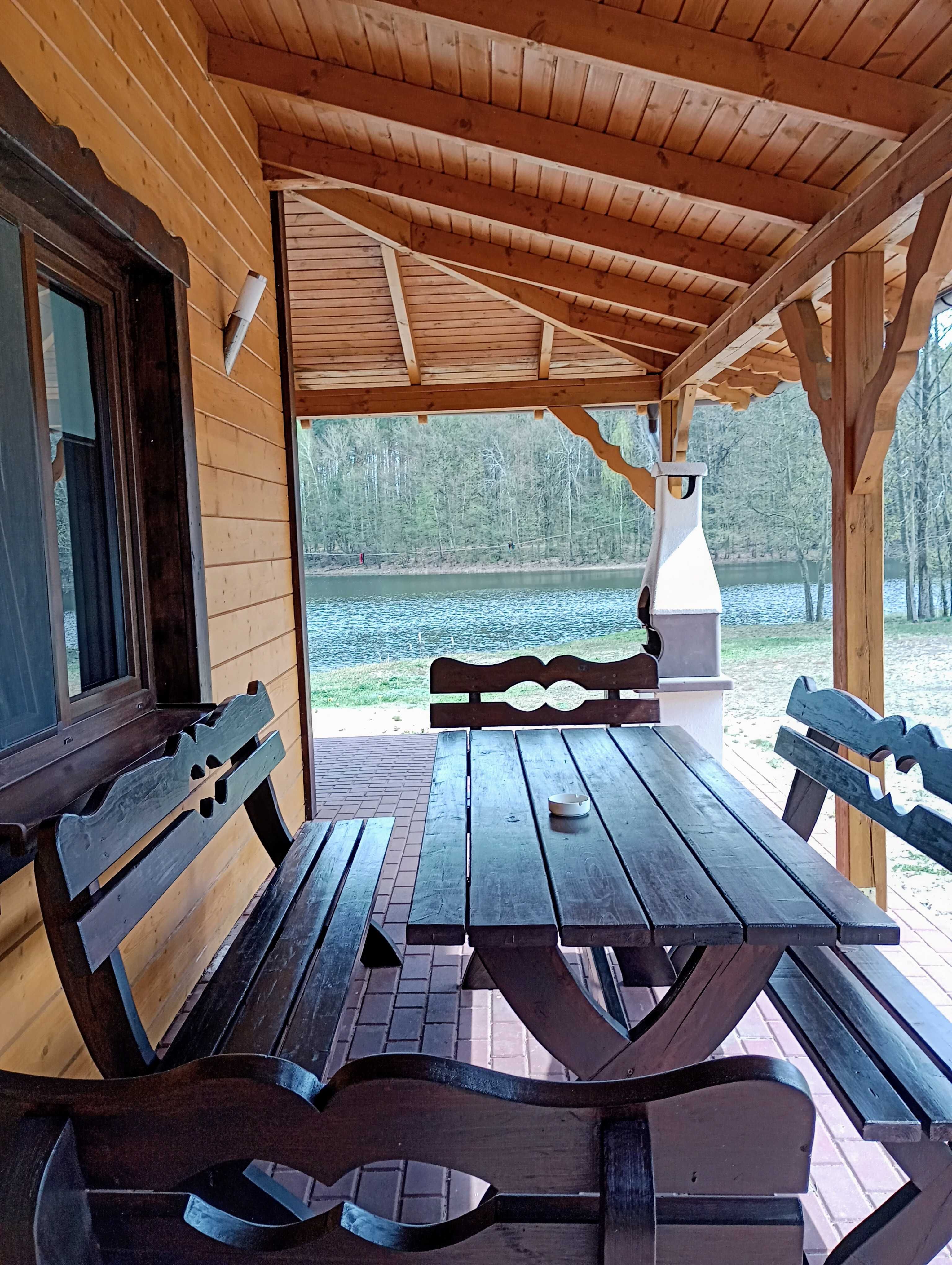 Domki nad prywatnym jeziorem z prywatną plażą-dostęp tylko dla wynajm