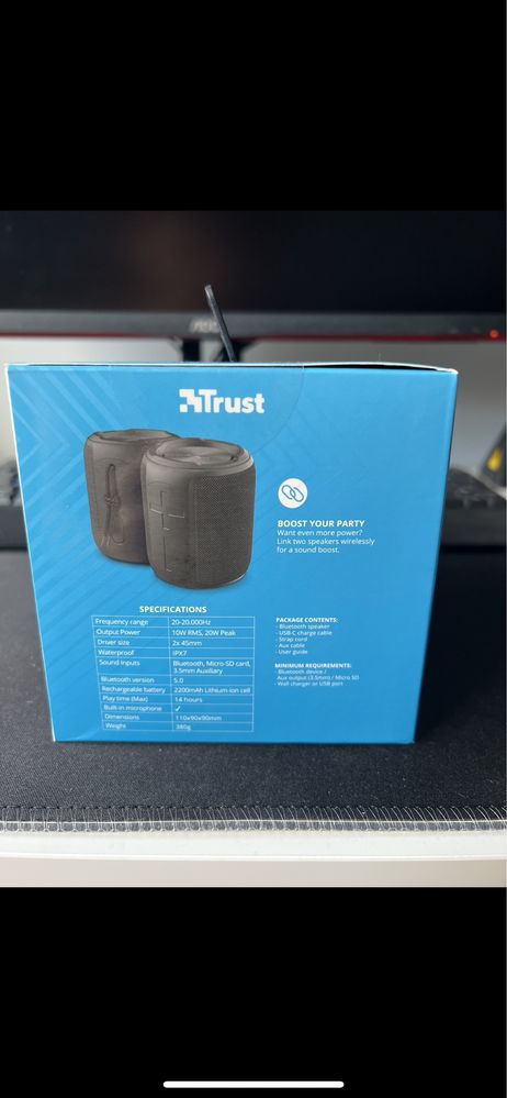 Trust Caro compact speaker bluetooth NOWY