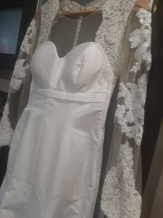 Свадебне плаття рибка + фата