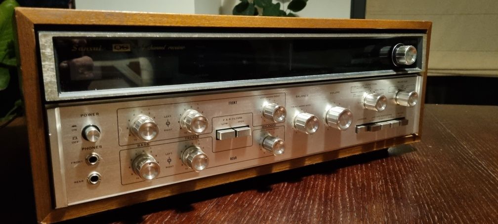 Amplituner sansui qrx 3500,vintage,quadro,monster