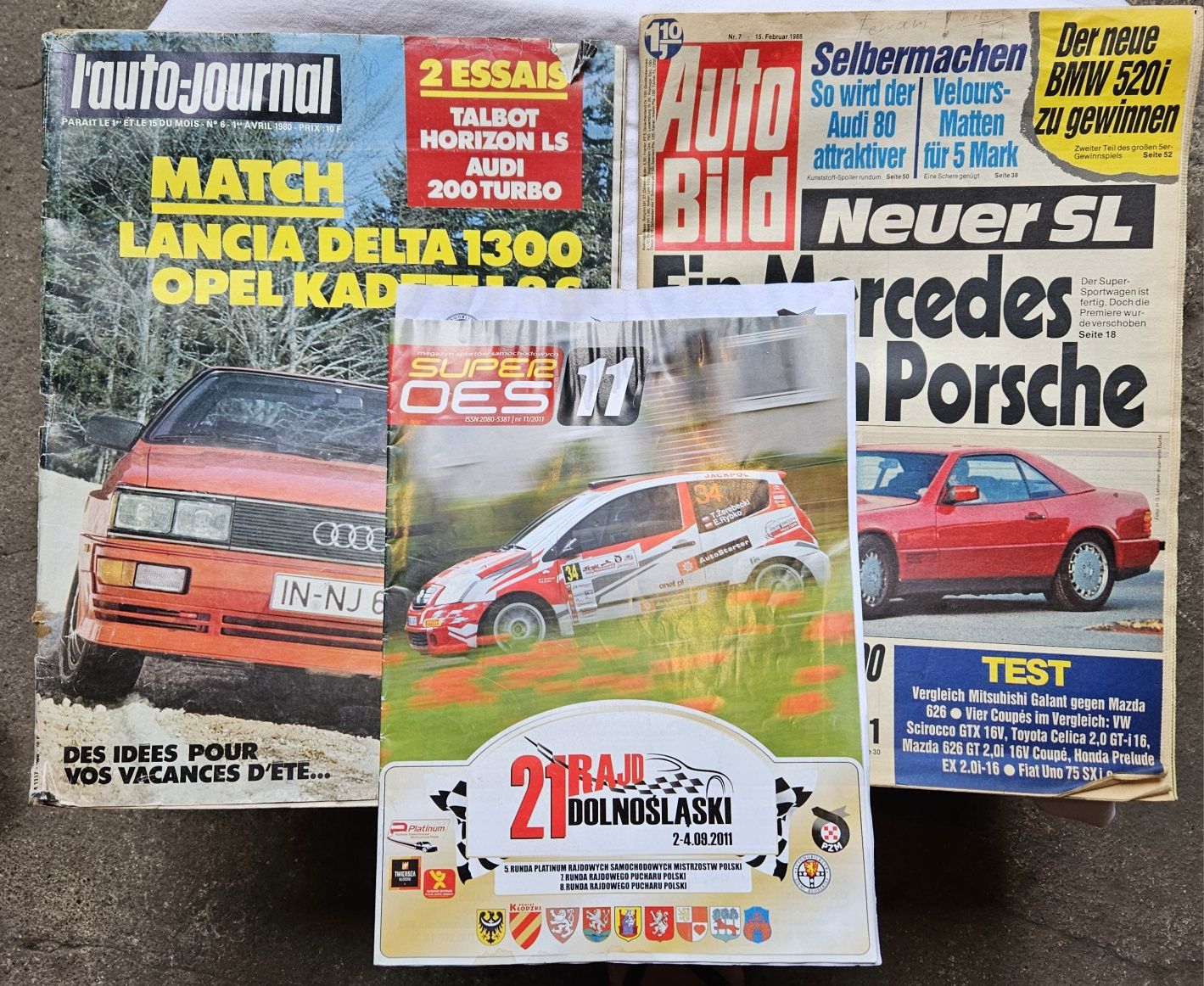 Zestaw 12 sztuk czasopism magazynów o motoryzacji