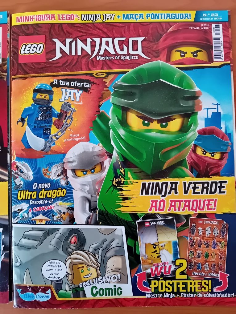 Revistas Ninjago 2novas e 1 usada