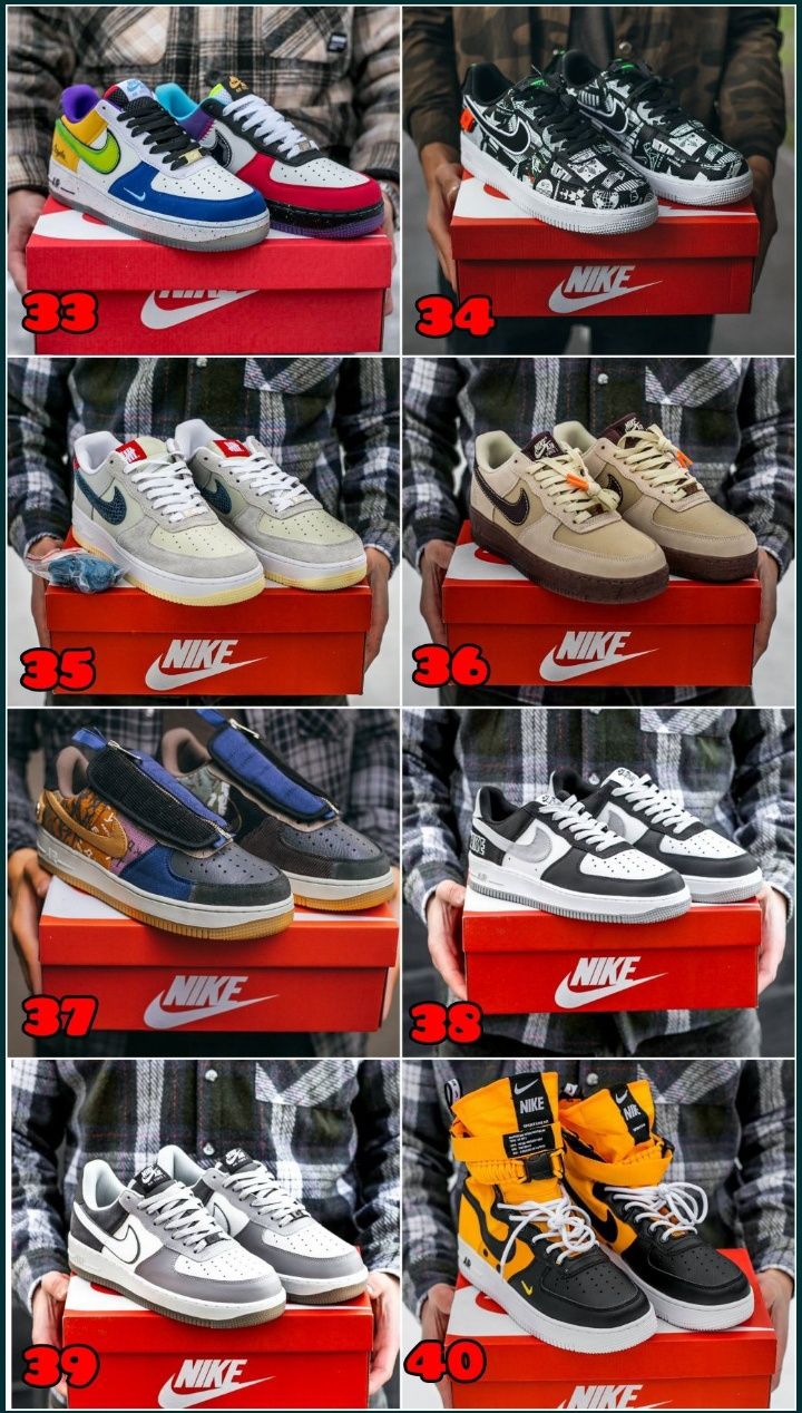 ВСІ КОЛЬОРИ‼️Кросівки Nike Air Force 1 /Gore-Tex, Термо/ 36-46,ПРЕМІУМ