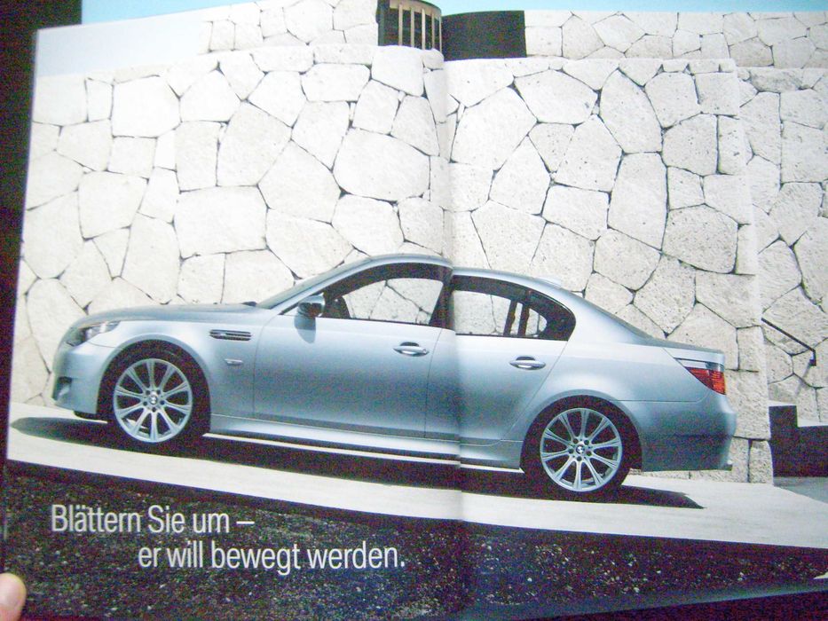 BMW M5 seria E60 M-Power 2004 / obszerny prospekt 76 stron, stan BDB