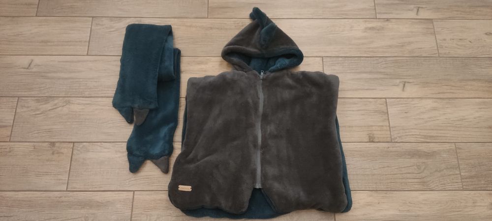 Ponczo samochodowe polarowe, ciepłe