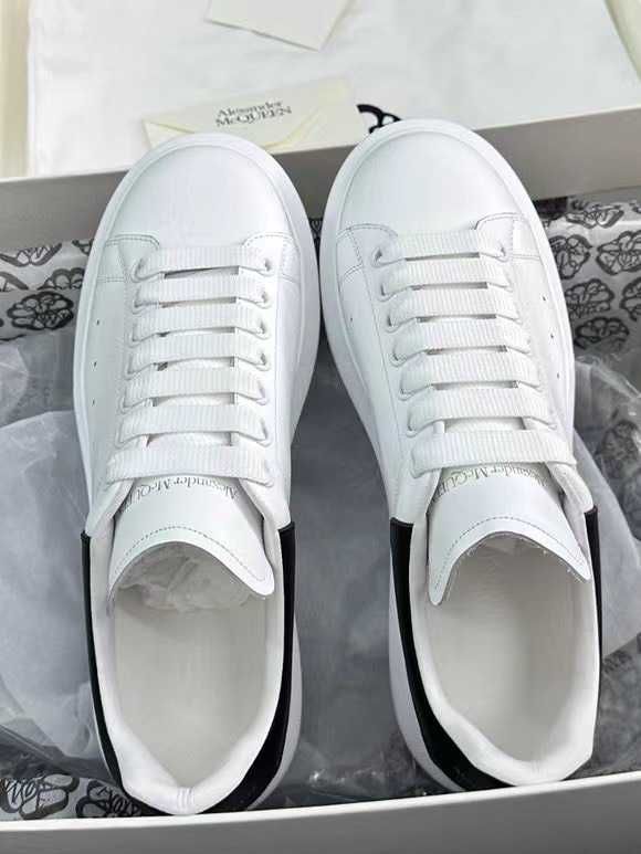 WhiteBlack\AlexanderMcQueen*Damskie*Moda UnisexTrampki.45