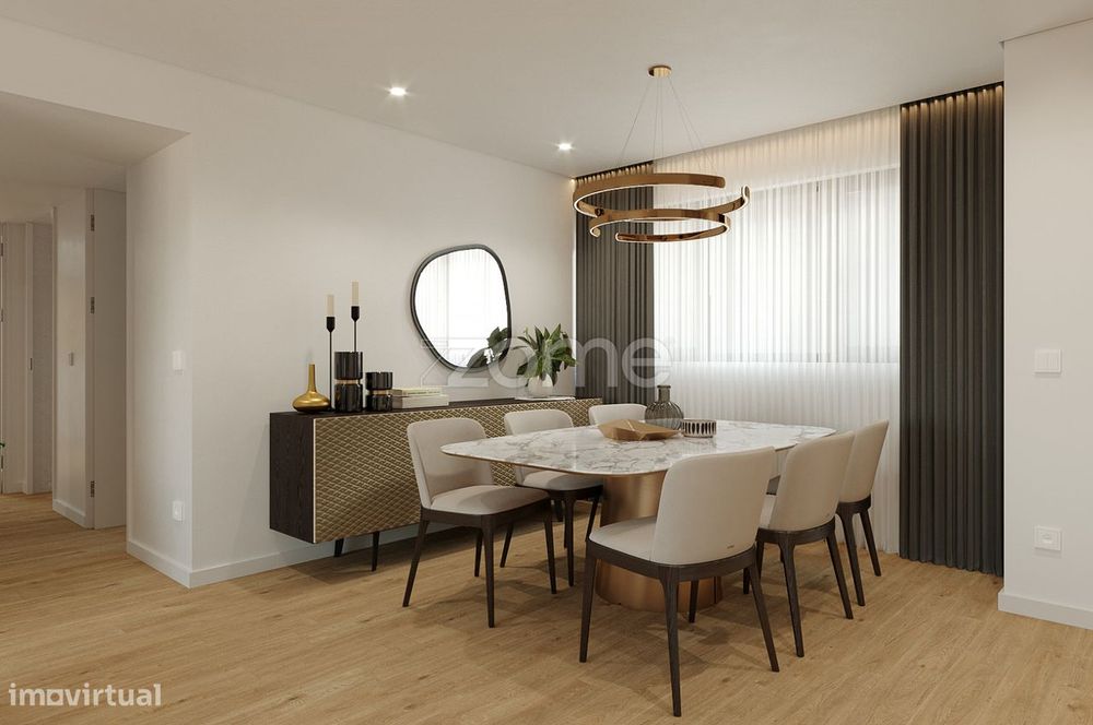 Fração A0C – T4 com jardim e terraço