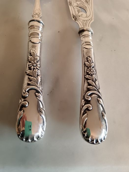 Talheres de servir em prata