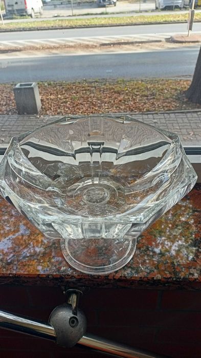 Duża patera owocarka styl art deco sygnowana nowa Irena Inowrocław