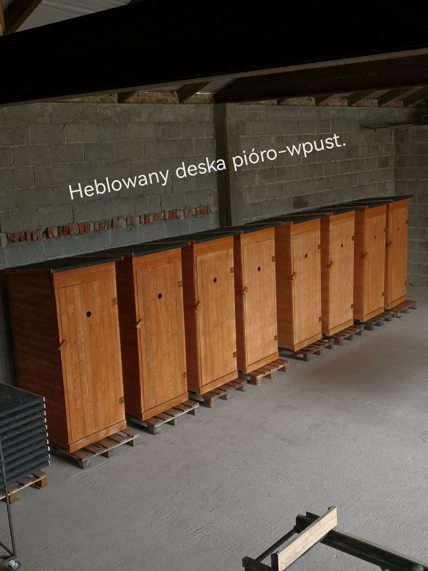 Toaleta Drewniana Zwykła WC Wychodek Ustęp Szalet Promocja WC Nowe