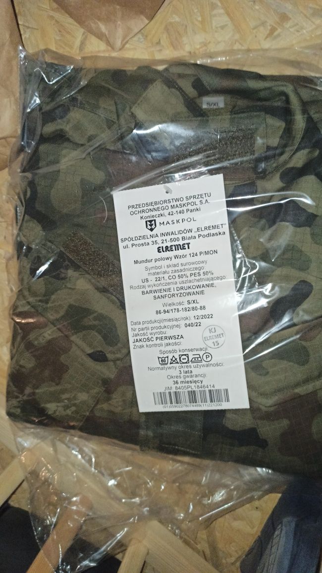 Mundur polowy wz 124P S/XL