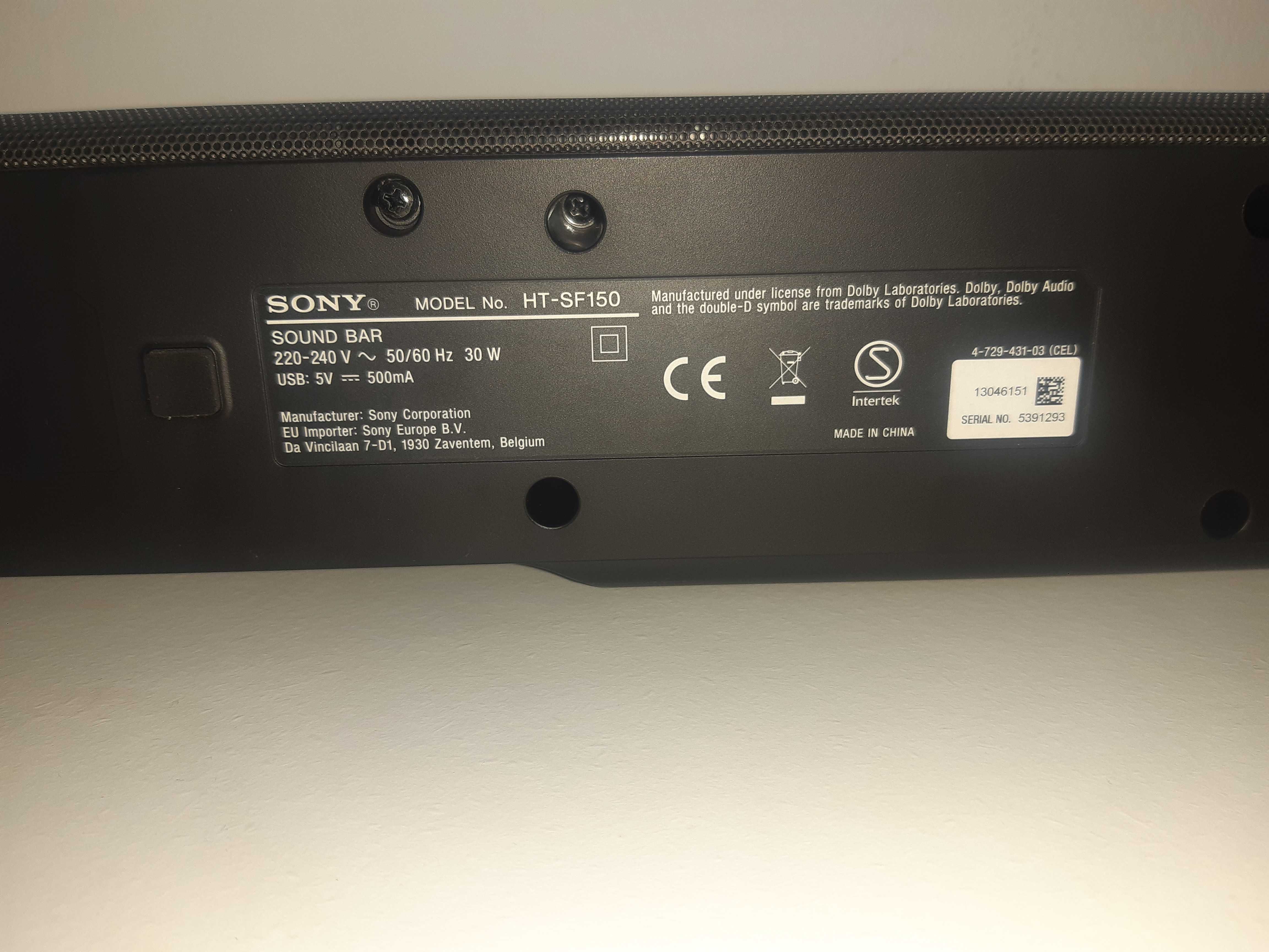 Sound Bar Sony HT-SF150