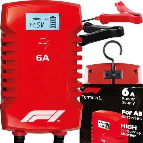Ładowarka Prostownik do akumulatorów 6A 6V 12V AGM GEL F1 BC260  2024