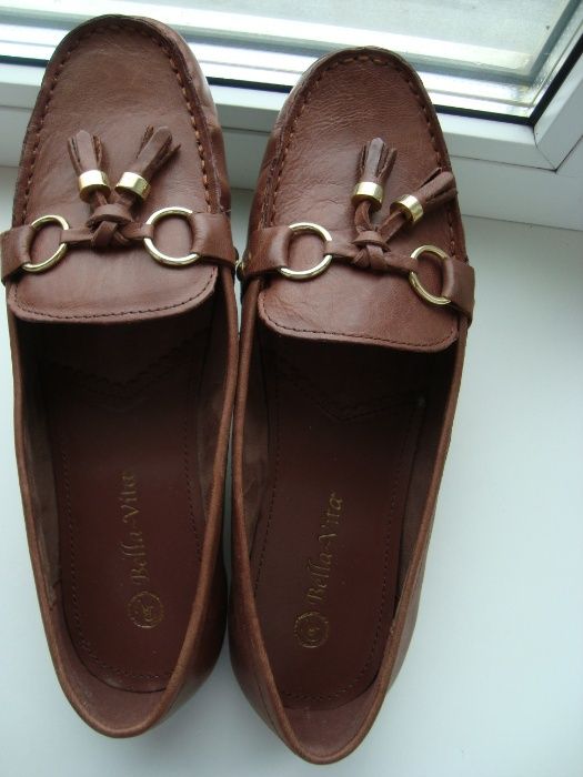 Туфли лоферы мокасины кожа качественные.(стелька 27 см)