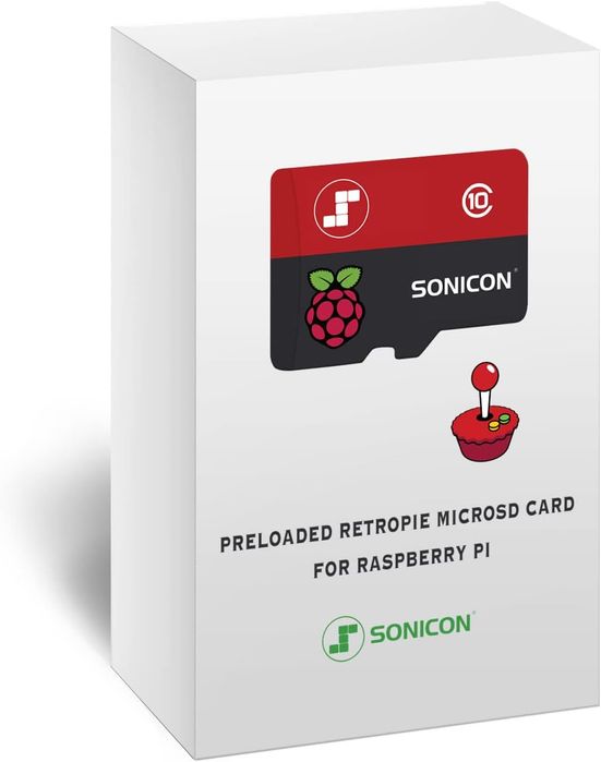 station emulator karta microsd z załadowanymi grami retroarch 64 gb