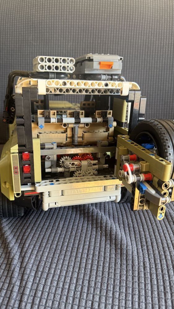 Brinquedo Jeep tipo Lego Technique