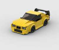 Auto autko samochód model z klocków na wzór LEGO BMW E36