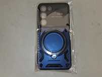 E117 Etui Pancerne Na Samsung Galaxy S23 Blue Lens Ring Nowe