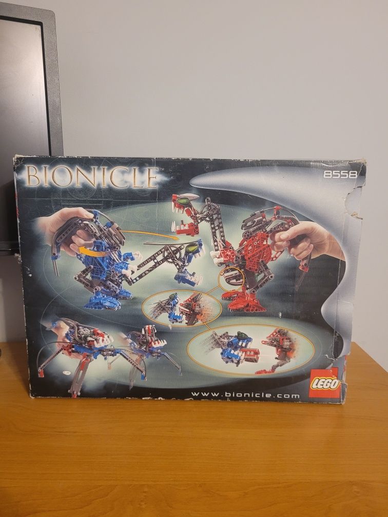 Lego Bionicle 8558 Cahdok & Gahook UNIKAT puste pudełko