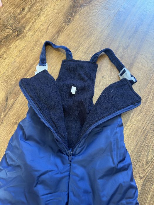 Зимові теплі штани , лижні , на підтяжках , хлопчик зріст 110