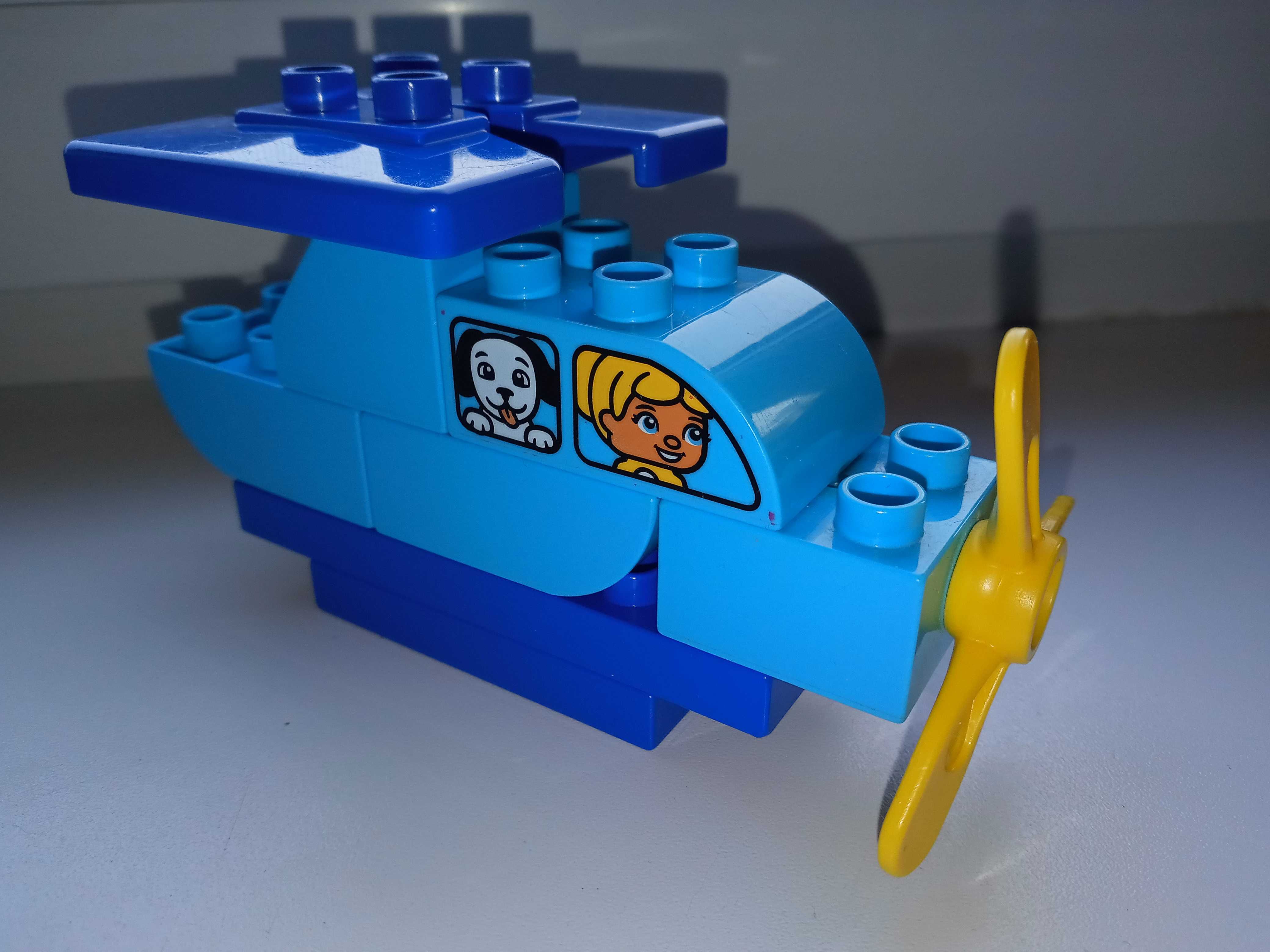 Lego duplo 10849 samolot, łódka