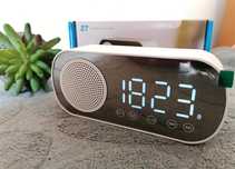 Relógio Despertador com Coluna Bluetooth (NOVO)