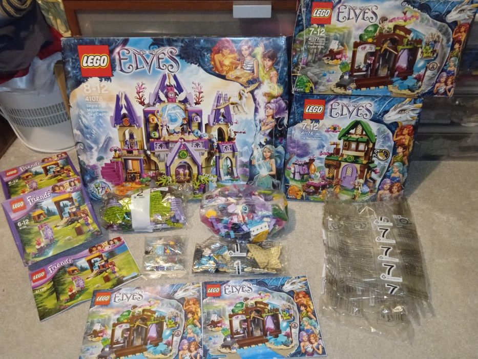 Oryginalne NOWE klocki LEGO Elves 645g dla dziewczynek