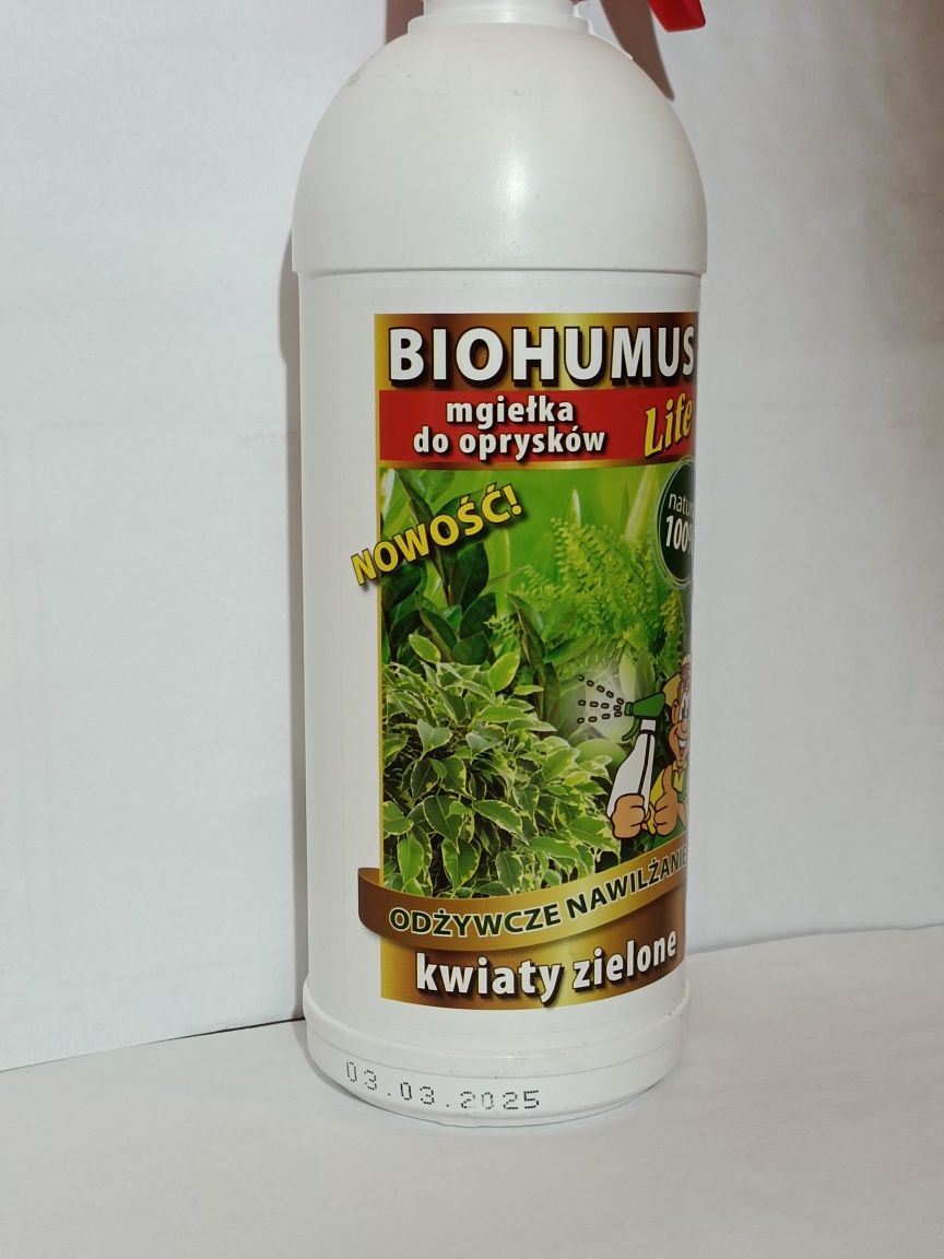 Biohumus kwiaty zielone mgiełka 500 ml