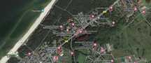 Dąbki Centrum 200m plaża, zabudowana: 28 domków, atrakcyjna działka