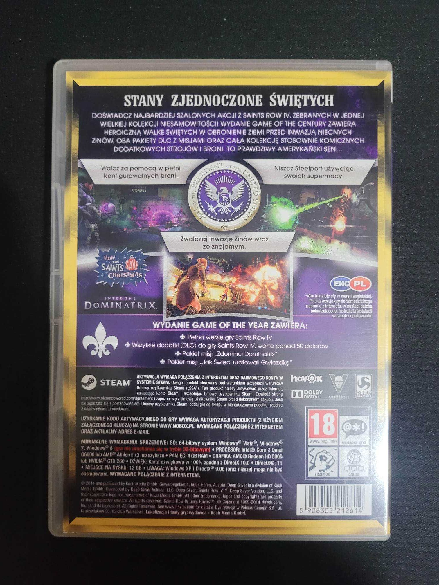 Saints Row IV game of the century edition PC