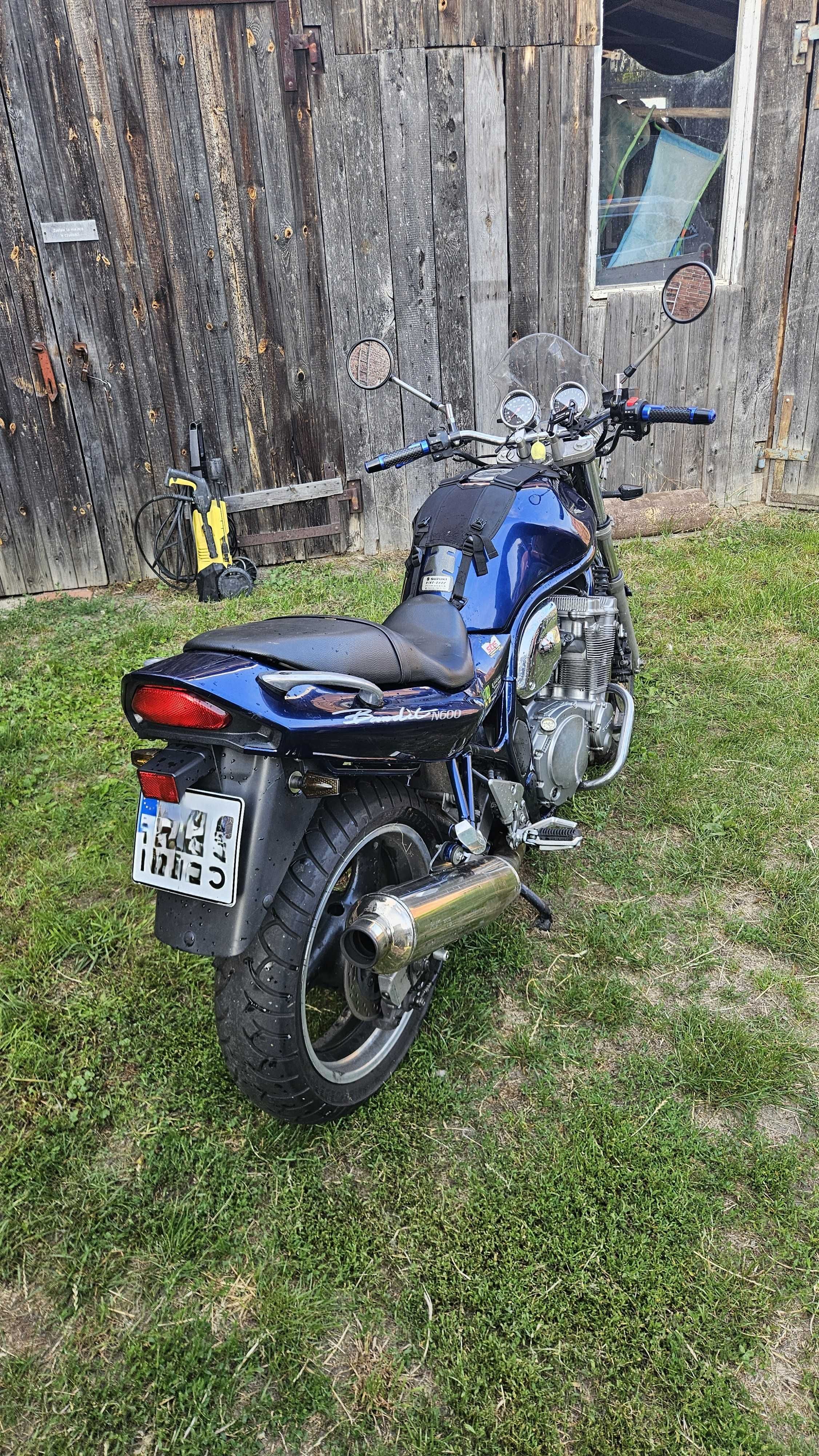 Suzuki Bandit 600 N 1998 r. - dodatkowe wyposażenie, świeżo po OC