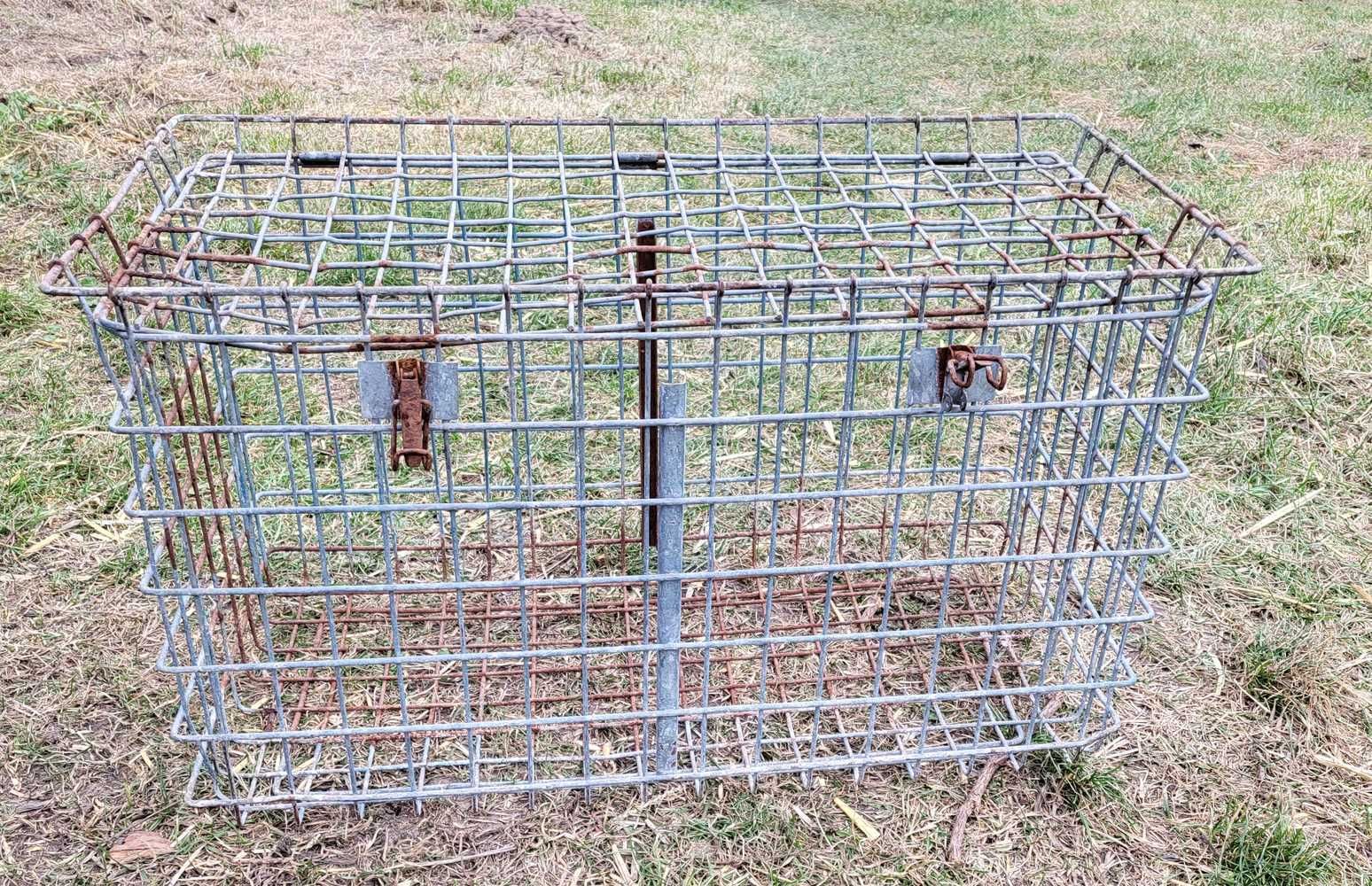 Klatka z drutu, pojemnik druciany, skrzynka na jaja, zwierzęta