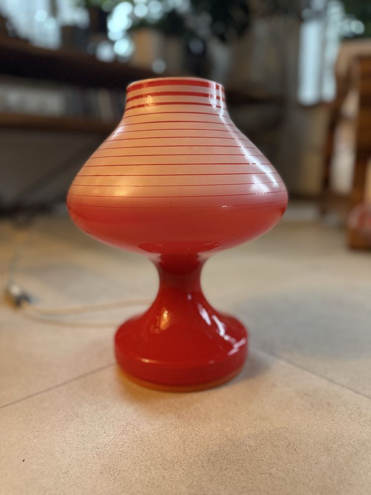 Lampa szklana, Stepan Tabery Czechoslowacja, lata 60/70  unikat