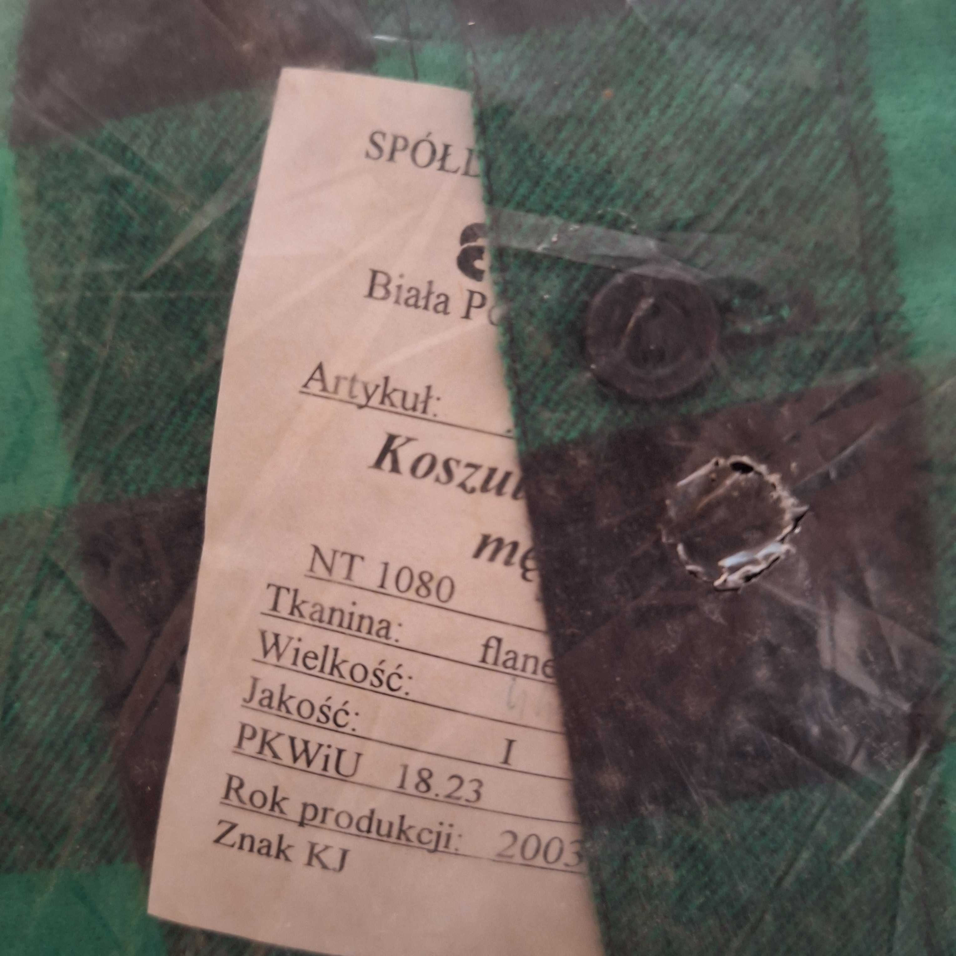 koszula flanelowe 2 sztuki
